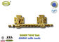 দিয়া।  20mm দস্তা খাদ শৌখিন হ্যান্ডেল H016 zamak কফিন বার স্বর্ণের রঙ ইতালি মানের আকার 12.5 * 10 সেমি
