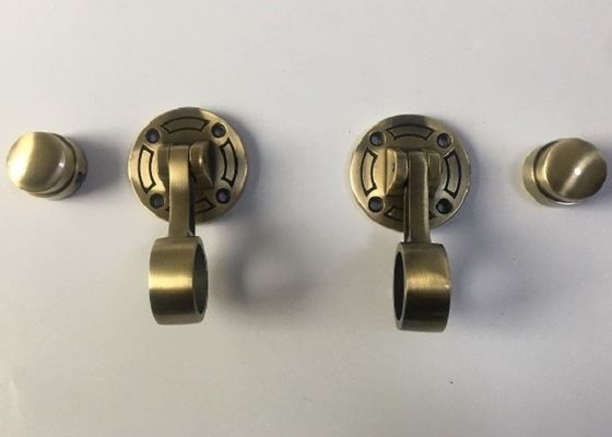 গুণ  Luxury Zinc Alloy Casket Handle H058 / Coffin Accessories Handles Diameter 3 Cm কারখানা