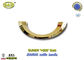 H005 স্বর্ণ ও রূপালী রঙ ইতালি নকশা চাঁদ আকৃতি ধাতু খাঁটি হ্যান্ডেল zamak কফিন আনুষাঙ্গিক আকার 20.5 * 7.5cm